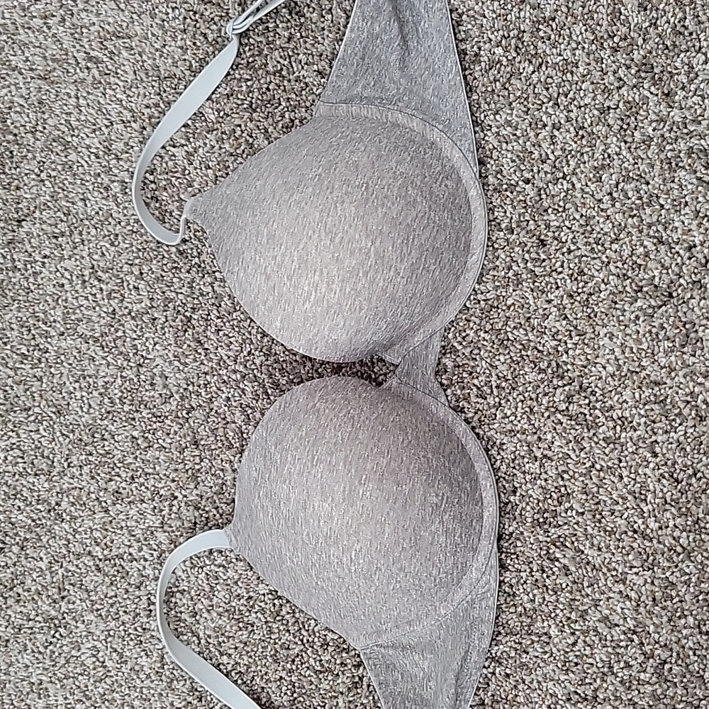 Pink push up bra
